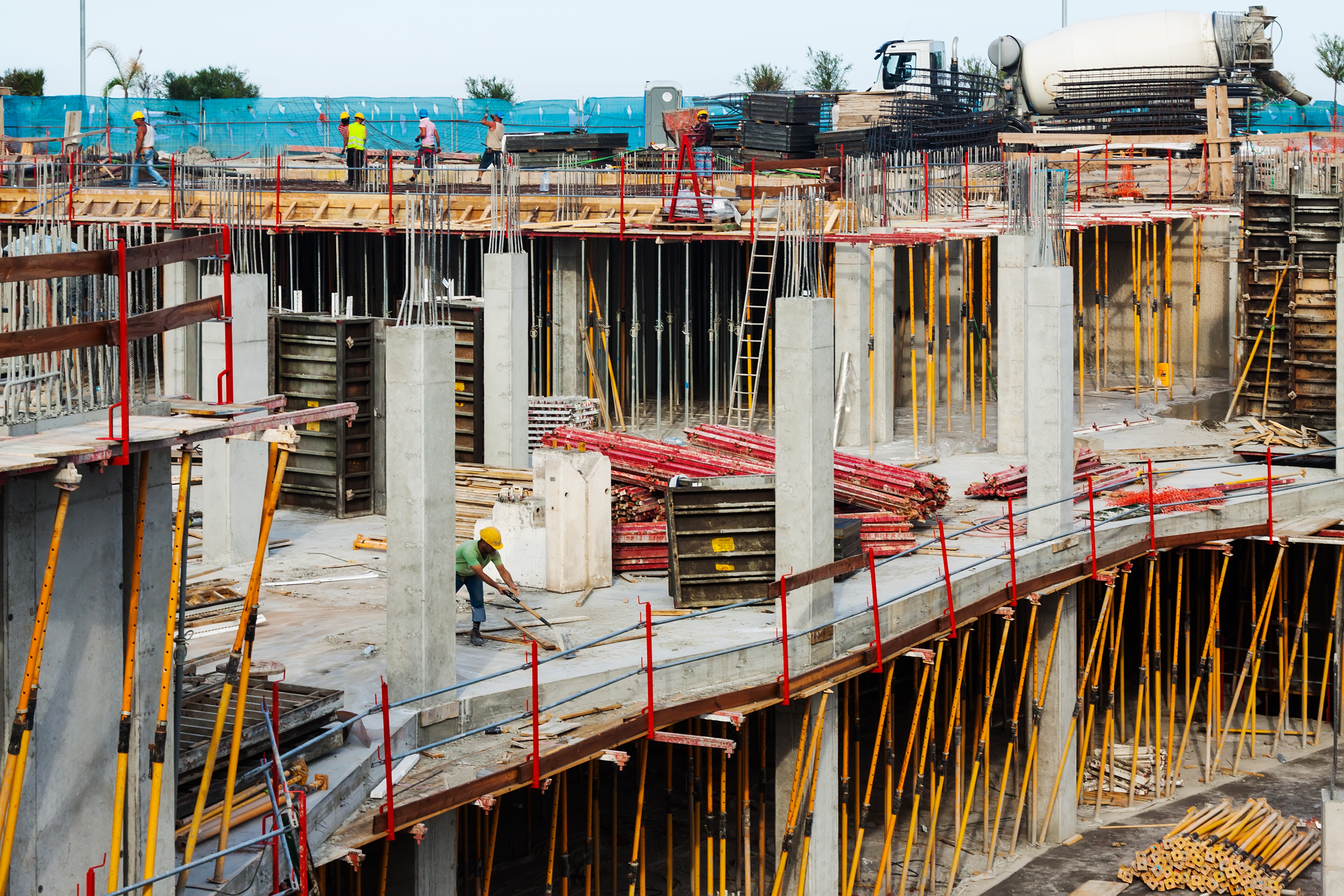 Proyecto de construcción profesional que muestra mano de obra de calidad