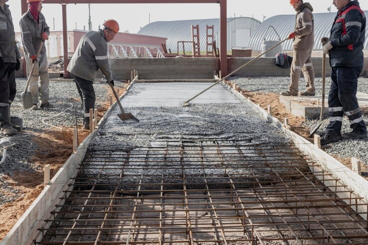 Trabajo profesional de construcción con materiales de calidad